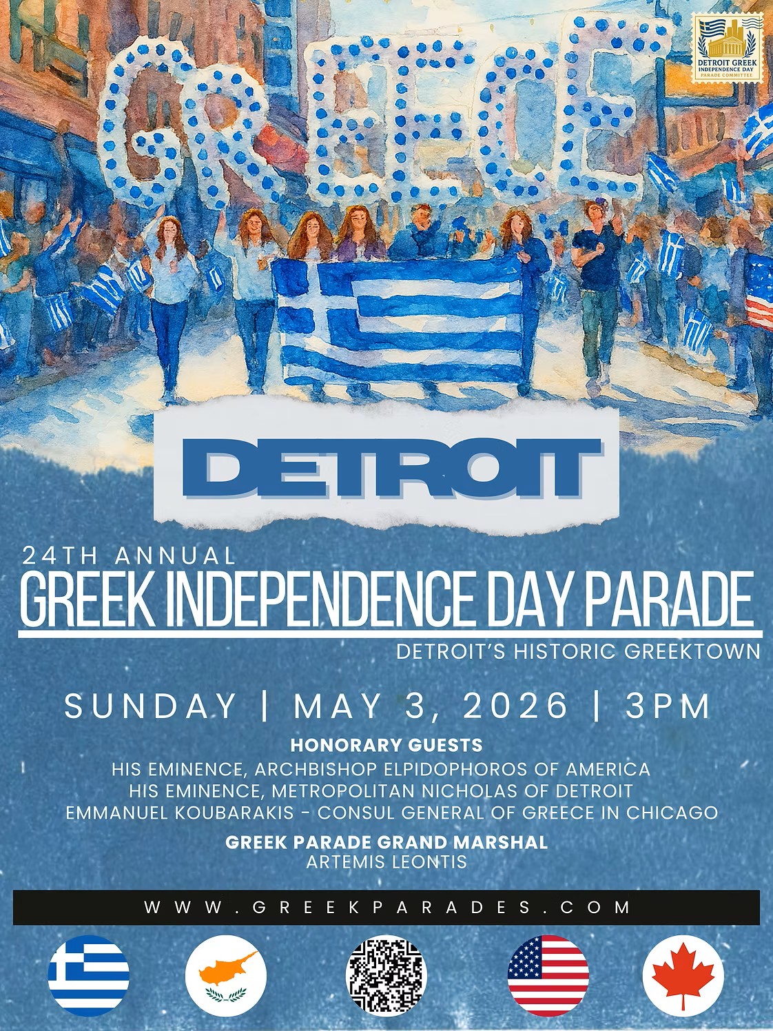 2026 Detroit Greek Independence Parade 