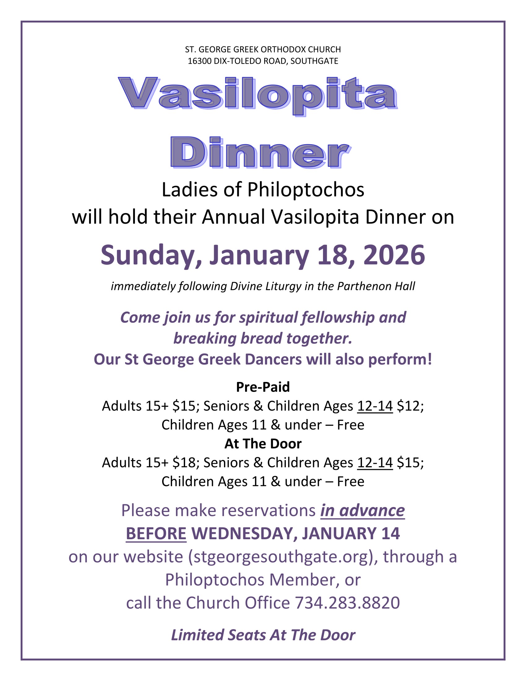 Vailopita Luncheon